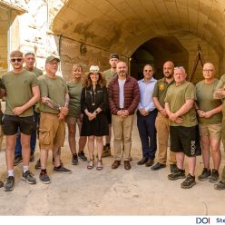 British Veterans Conduct Voluntary Work for Heritage Malta and AFM